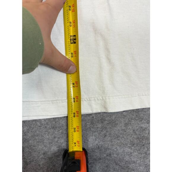 Vintage 90s Tommy Hilfiger Graphic Tee Mens XL White Retro Casual Streetwear - Picture 3 of 5